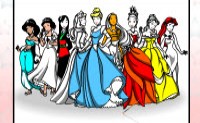 Disney Princess Coloring Game